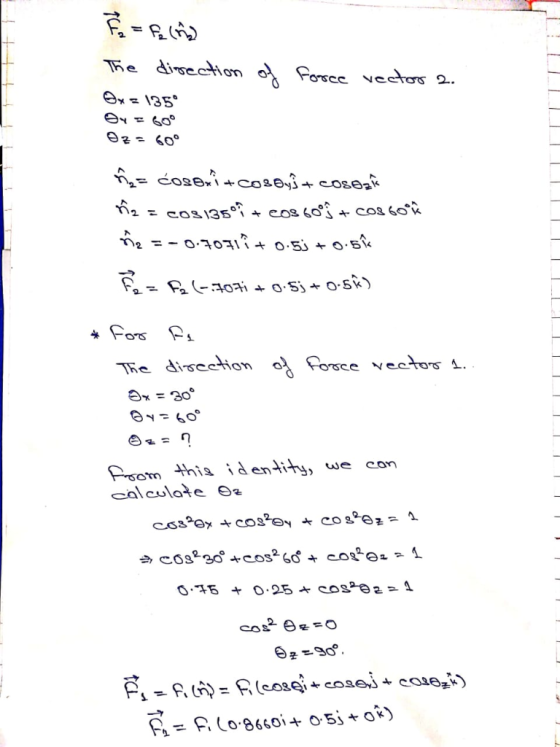 TFe disecion Forsee vector 2. x= 135 cose oaej+coza 0 o S3 + 0.5*) P2 Fors The discetion o osee vectos 1. Poom this id entity