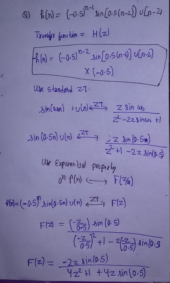 QRn(0sin lo.s(n-2) uLn-21 Tronkr fontin= Hlz n-2 X (-05) Wse standard 2T Z-22sinus t in l0-Sn) uln)T 21-22 ino Exparenbd popr