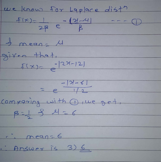 we knouo or Laplac e dist 2R e ivea that 121-12) 12-K1- CampariAs ai th we get