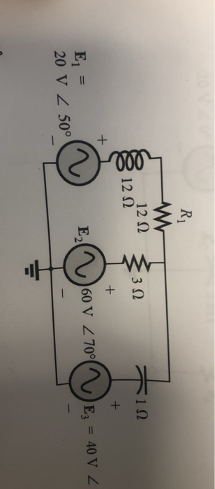 12Ω 12Ω 3Ω 20 V 2 50°