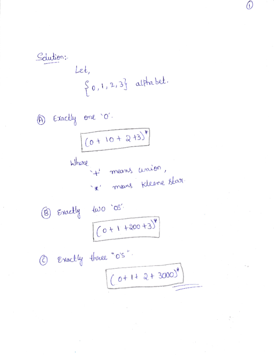 0 Solutien Let, alpra bet 0,1, 2,31 Co lo 13) +means umien, Exactly two 、os ot +300 +3 Exactly thoe os ot 3000