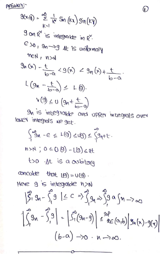 0 K-1 lo-a b-a 1 tso At is a aubtay conculde that U9)-U(9) Here g is integroble nN (b-a) ->o n