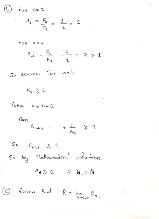 Fors F2 1 1 For Fa nek For assume So Take Then So antl byMaeatica induchon. So .EN an 7 1 Guve Ha