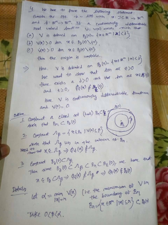 We hane to prow the olowing stetement an d -4: Kn→ TRm● エ eal value od dometi on a Continuoujta dubteua.thabe them the origin
