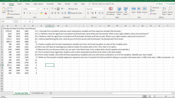 File Home Inser Draw Page Layout Formulas Data Review View Help Tell me what you want to do Share P Commer Σ AutoSum . A Copy