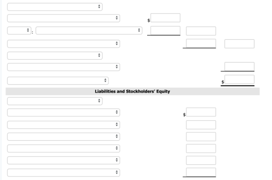 $ Liabilities and Stockholders Equity $