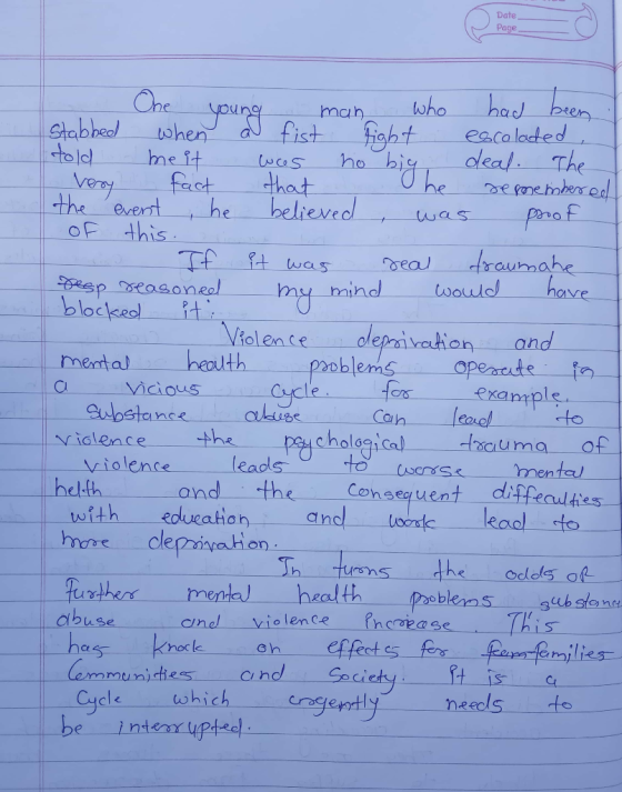 Date Page One yourfist had ben who Fight eacalated deal he Stabheal tole! when bme it fact The ceS that believed De pe hobere