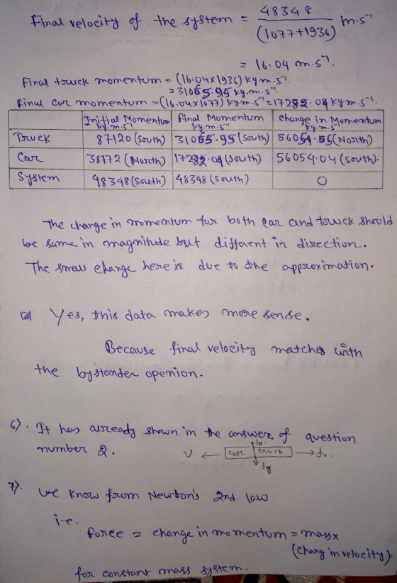 m.s Final touck momentum。 (16.04 x193c)ky ,m-5-, 3106595 kg·m, s Jr逤a, txomentum file Momentum / Change in Momentum Trw ek Co