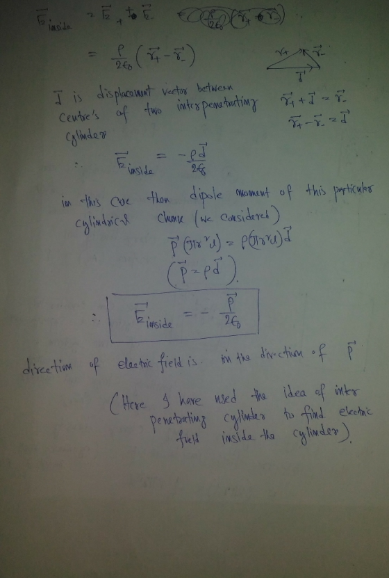 Ps nst La 26 in-this Cu)e-flo仈dipole nkowuwf of this Prticuha. T-e) 2E0 orside tink of elaehic field is. int㎏ dive ctímof