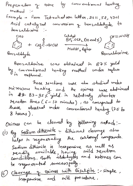 conv entenal heat mehod to Acid catal ·ed conv OYİ en CHO in methan heatine and he oirmes e horte be end nrild pro edwru