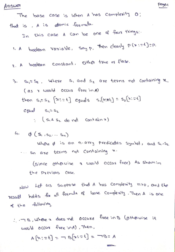Answo Page The bose Cose is when A has Compleitj o; that is In this Case A Con be on of foca thimas boolean Vaiae, sP 2. A bo