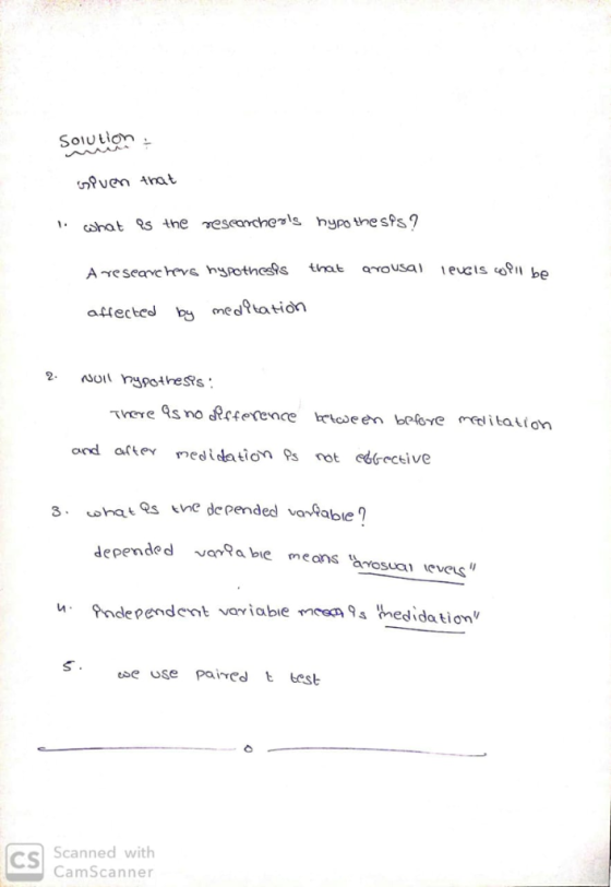 Solutlon affected medation weve s no reene bplove ritation ond aftey nedidation s rot ive 3. hatQs *Vne depended varable depe