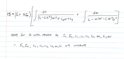dw dw G-LG)w wtes 4 -mw-LwG Solve for la im ropat to I, 5, 4,0,41, (o, m, Liw