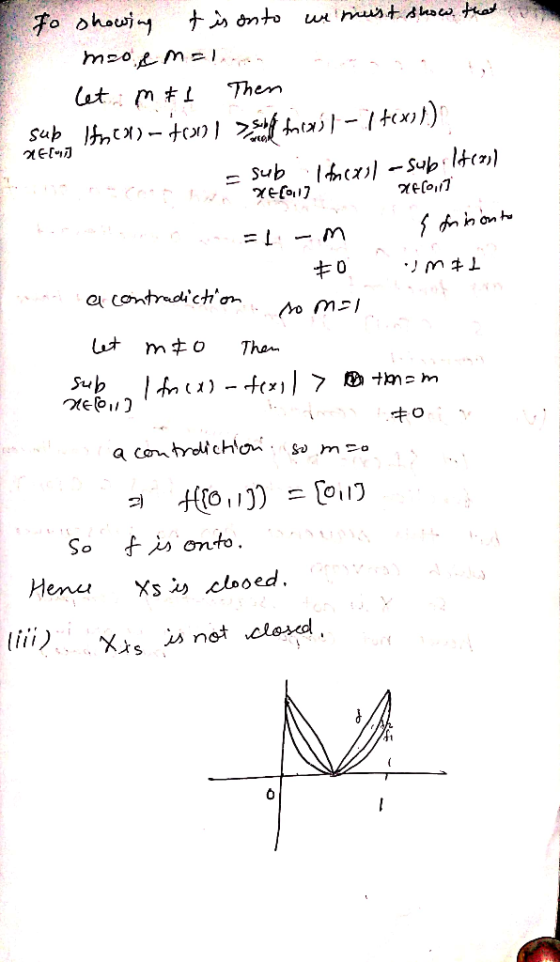 To ohovin onto wimust Ahw frat Then Sup t Sub 0 e contradcth*on mt o Than Sup a contrdichlon S m o Ho) fis onto So Hene Xs