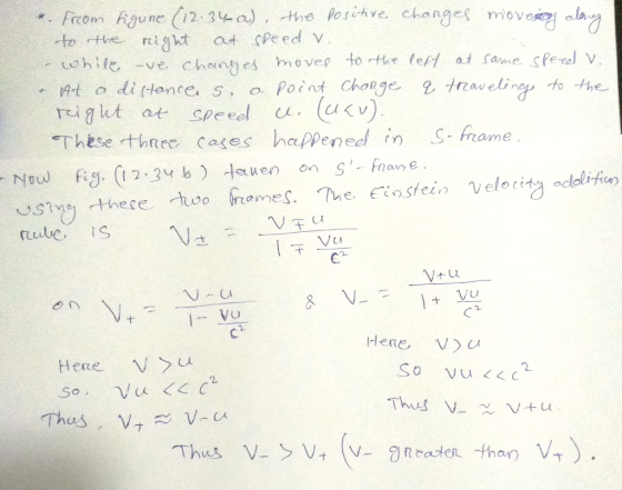*. From figure( 12-1%a) , -He folc-hve changes moveicylela tothe right at sPeed V ohile ve changes move tohe e rH o di (tance