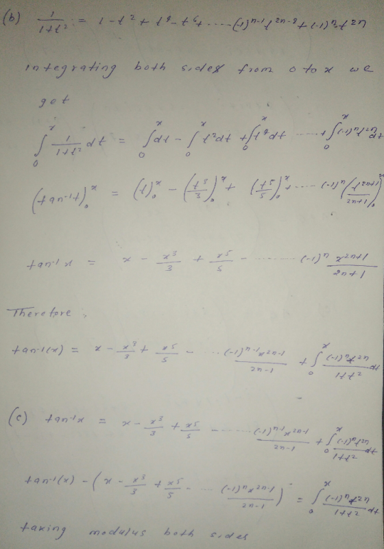 X 40リla2. od t-o tielt +f.dt a/ 2 ITİ.dt, 2かメ/ Therefore ← (N tam (x) --3- tyT-.... (-,)%2n./ 1222 o 42 taking m.ol ulus b