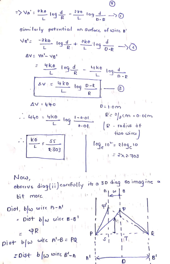 potential on surface forc B Ơim:larly O-R 2 toq Dk R - radius of 2 303 bit morc fp
