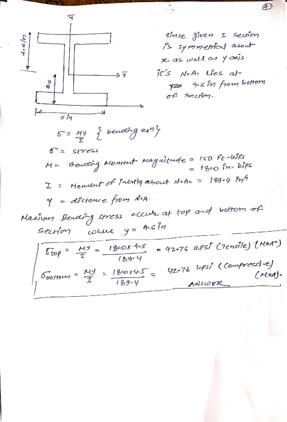 ics N.A- Lics a 4.sm from bottom IT stress Sectfo 139, 189-Y