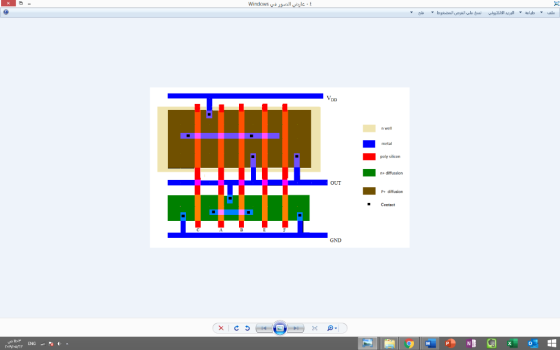Windows VDD poly silicon n+ diffussion OUT P+ diffusion Centact GND