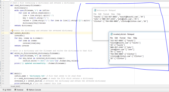 # read a file containing a dictionary and returns a dictionary def read dictionary(filename): dictionary- dictionary.bt-Notep