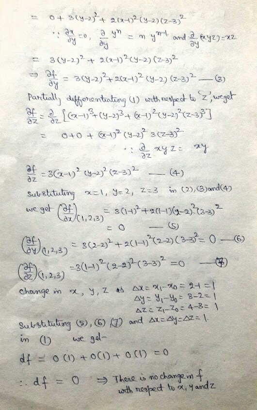0+ 30y 2x2 (y-2) ( 2-3) a y ondxyz)- 3 y-22 2x-1)y-2) (z-3)2 39-2)2+2-1)2y-2) (2-3) 3) Partiall entatrag u) wth neet tozge a