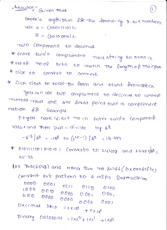 Answer vem tiat - S,YH008 aig8i tm p8-H Pouoo 8 -bit number ng Cooolo) 2L Component to decimad TCL O Ente twos etring Qog th