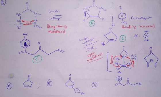 0 CH h, Cone ,fd catalyst eraseS Goupur rea che hC fh Ph Me