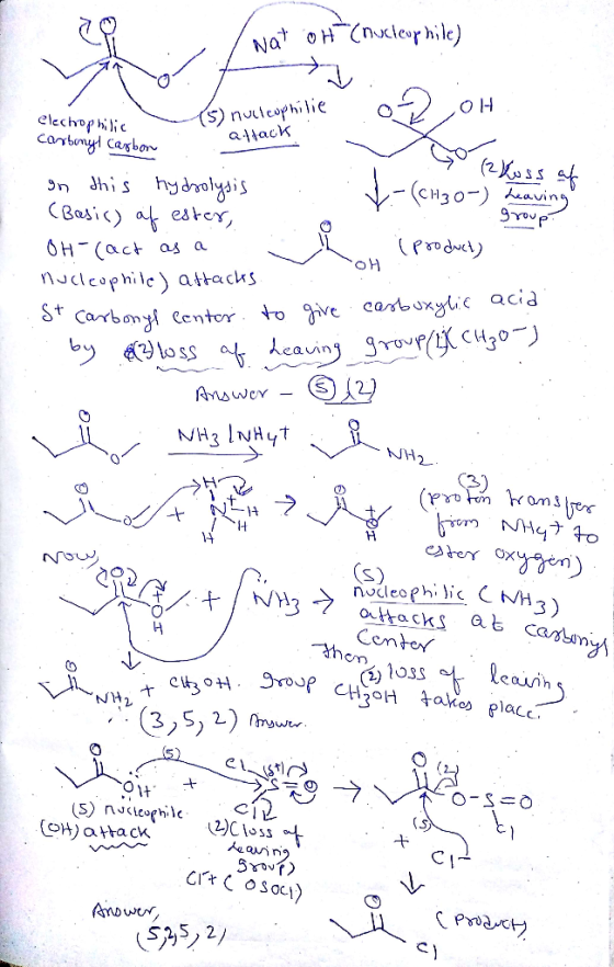 O 1- allacK avin OH-(act as a nucle叩hile) attacks Carbongl Centor ove carbuxgic cia Answer - S 14 Center NH2 C pydd.ctフ