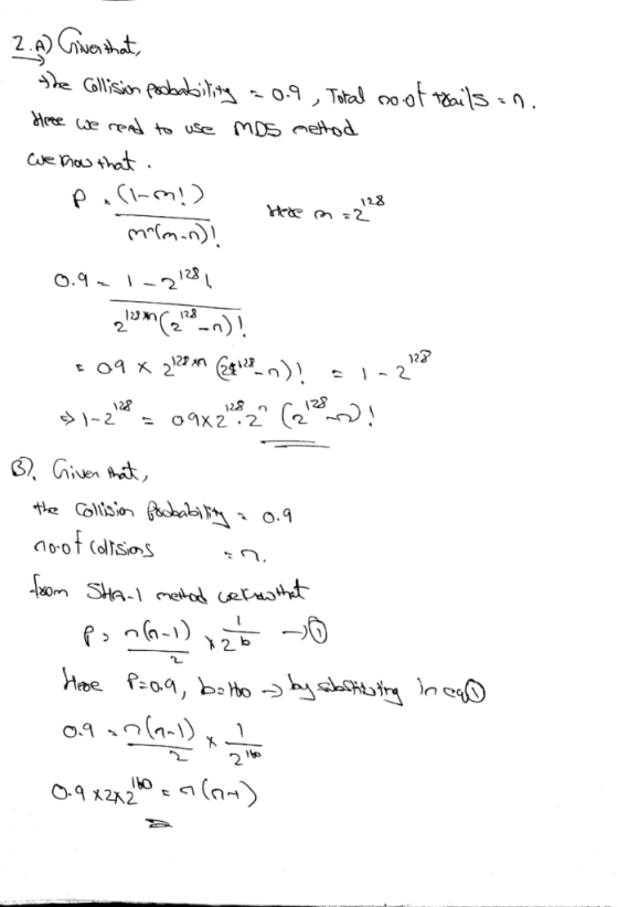 2.A) 0я, Ткad mofas. 128 (iw-1) d 2 ю A 128 O. 2123 , 2аm Gr-)! 2 128 о о9х2.2 7 3 Gven t the Collision o.9 noot (olisos фно