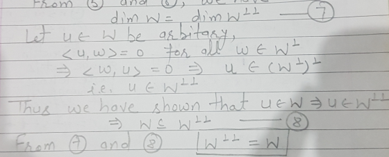 上om dimn Let ue w be a bitay wEW e ueh Thus we have shown that uewuEN Fham and TTM M TT