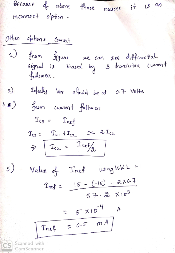 Be caus e above th reasons it i an inconnect option then ohons Covnect 1) fom guru e can ee differential げ enen signal biased