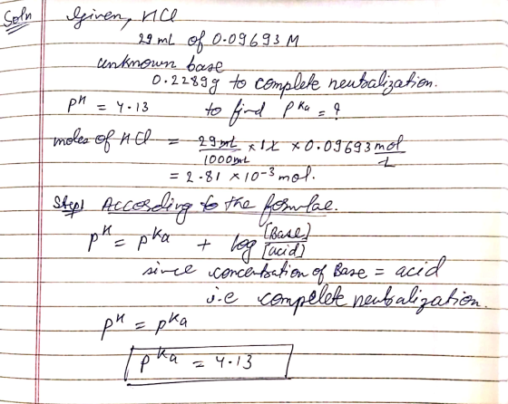 Sfegictn f0-09693 M unknewn baae 0-21337 to complee neubalizahon Y-13 29 pr 0.03693 mot 00omt 2-81 x10-3 mol. 1 fiftedee и Ta