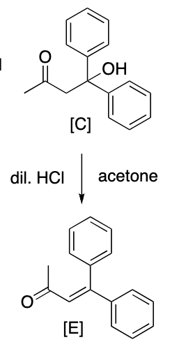OH dil. HCI acetone