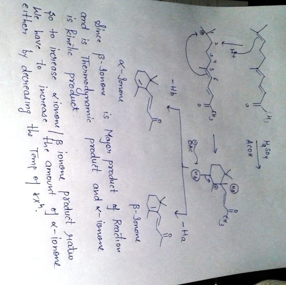 Aco 5 Ac - Ha and is heoymanie Produrt and «ionone is Rinee pr voduct and r amount on e ithe ectea in em YX