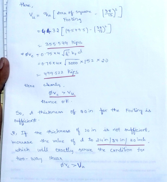 Foo tin 959 S33 355 5 4 ips 499 S22 kirs Uu So, A thichnes r the Footinas the thikmess which wil exa