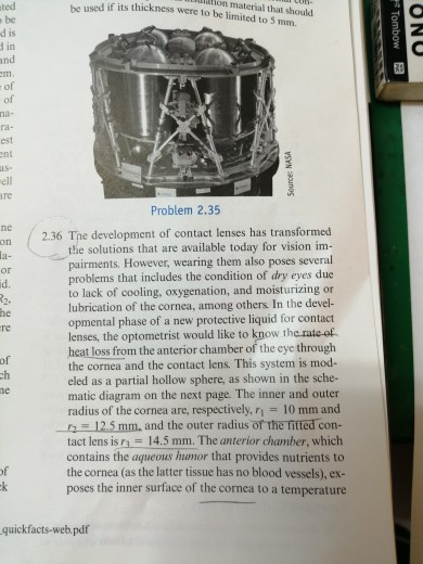 be used if its thickness were to be limited to 5 mm. iation material that should d is Problem 2.35 2.36 The development of co