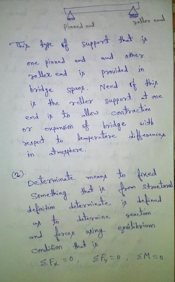 Pinned end one pinned end and othe γ bridge spany Nend i theollegupport one ame on bridge h des pe chni-Hơn to determine geac