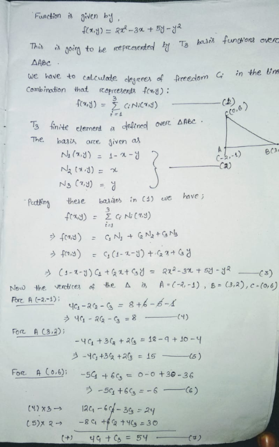 Function ofven bd fann over gg to e e This represe ДАВС . ue have to caleudate degres of freedlorn Combination that ceprresen