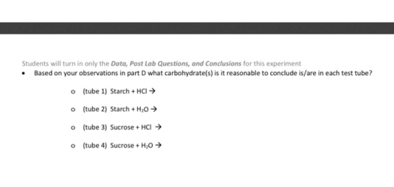 Students will turn in only the Data, Post Lab Questions, and Conclusions for this experiment Based on your observations in pa