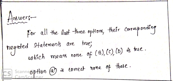For all the latt-hree叩Hem, their čerarondry r Correipondin hegehed Statemenk are true uohich meam none of (8), (e), (b) 4 tue