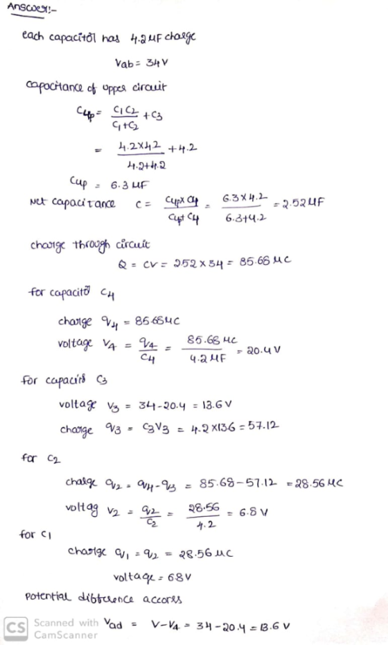 each capacitò has 4auFchougc aafocitance ot opps circuit 4.2x42 +H-2. - 6.3 uf C6.342 for capaciti CH change V 86684 85.66 нс