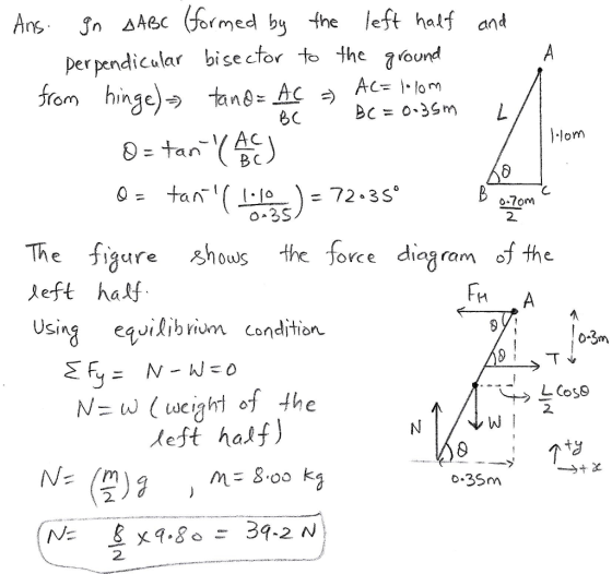 Ans. Jn shec ormed by tne left helf and perpendicular bise cfor to the ound fom hine> om BC 0- tan(191)72.35 o.7om 2 The figu
