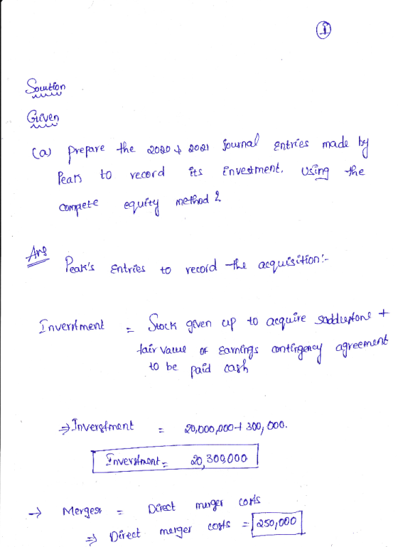 ution entries Pear t vecerd ts Envestment, u e ete eaks en d acgu&#fon :- -Le tries to veco 1 nverrtment agreemanb Invergtmo