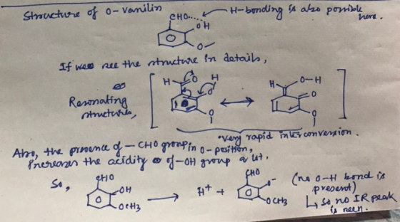 Stauctwre of 0-vamilin Ga atro pombl here CHO. H-bending If wes ne the ntructne n dotaila, H 0-H H Ranmaling nathuctuna Very