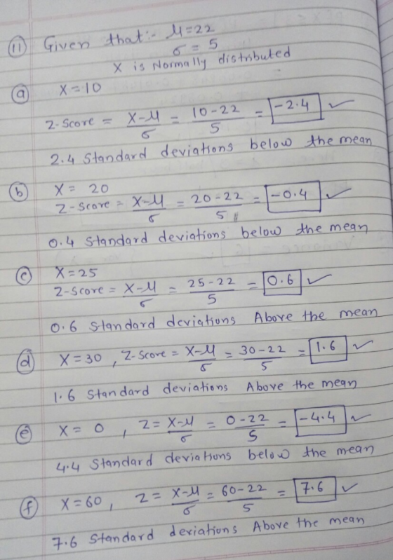 D Given that E22 5 X is Norma Iy distrsbuted 2-Score-X-A1-10-22-E2 2.4 Standard deviations belo the me =20 2-Score -20-22-T-0