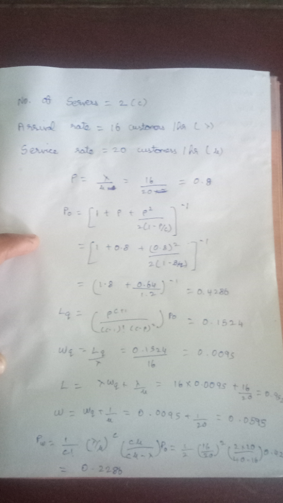 Sesvers 2Ce No. A Asual rato - 16 Custoras Da L Sence Aato 20 ustones As C) 10*F P- = +0.8 + (0-8)- 201-84 +_0-64 0.4286 r.2-