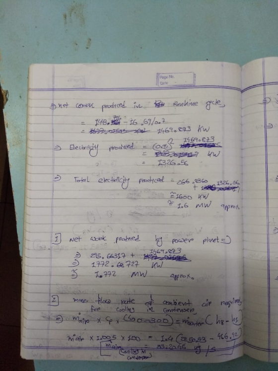 Page No. Dote 13ZG乓 21600 w t6 mw ら 215.66339 + forn coon Condense iYo 406