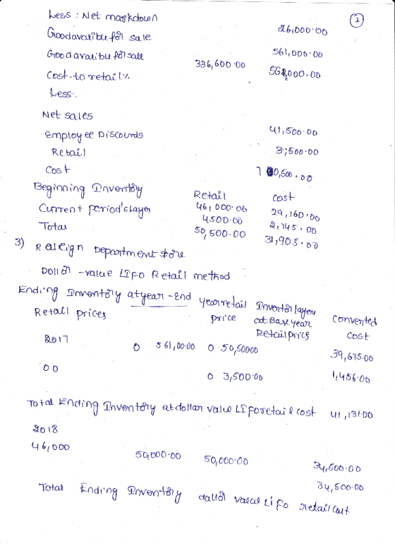 bess : Net maskdouon ab D0D00 336,600 00 Ga 563,000.00 Cost-o retax t Less Net sales uD0 3500 DC Retal) Cos t 0500 Retail yb