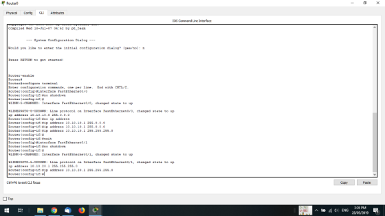 Physical Config Attributes OS Command Line Interface Cospiled Wed 18-Ju1-07 04:52 by pt cean System Configuration Dialog Houl