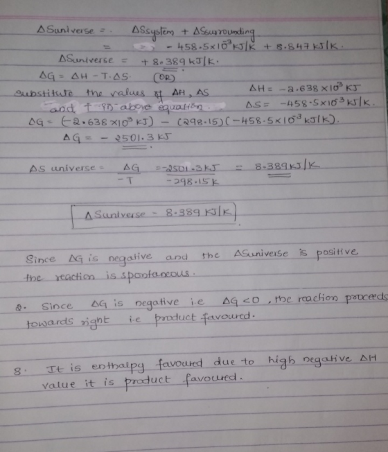 ASuniverse t-8.389-kJk. - ーsubstitute-the-values-44 AHJ-AS 389K As universe- AC 2 1-3 -298-15k asunivei se 、 8-389sk Since △9